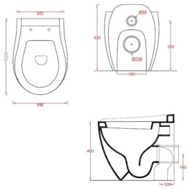 Artceram Blend miska WC stojąca biała BLV002 Miski WC