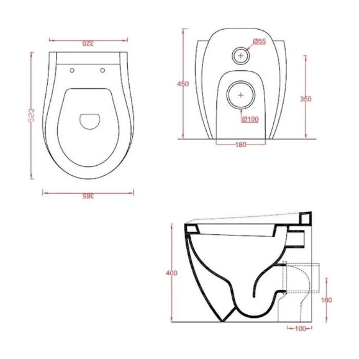 Artceram Blend miska WC stojąca biała BLV002 Miski WC