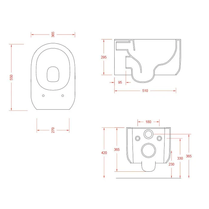 Miska Wc Gio Evolution 37x55 ARTCERAM Miski WC