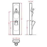 System cer. Sotto 95cm ARTCERAM OSC002 Łazienka