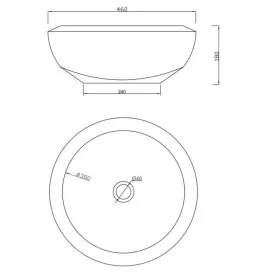 Umywalka Blend Lavabo 46 ARTCERAM L3100 Ubikacje i toalety