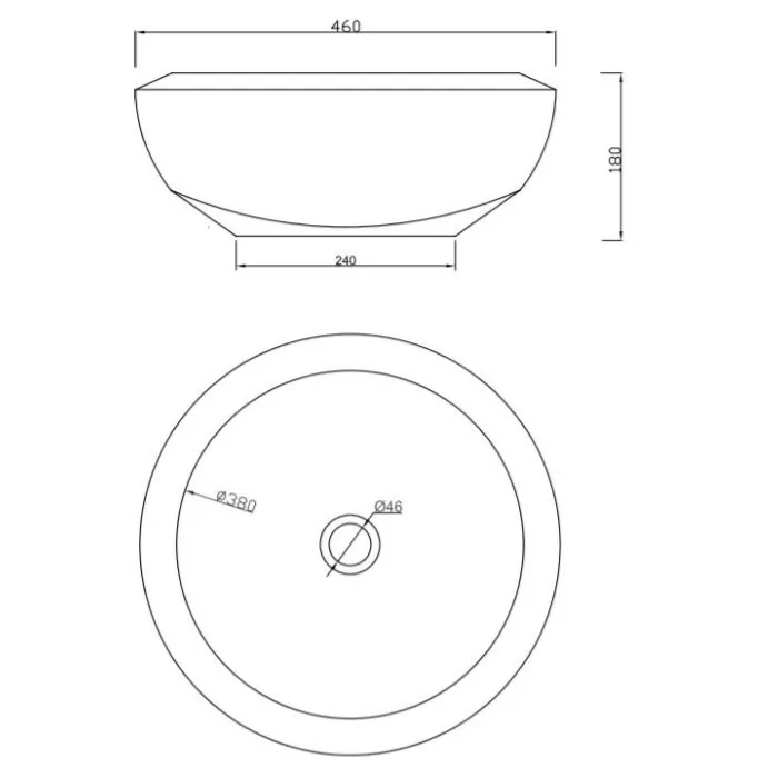 Umywalka Blend Lavabo 46 ARTCERAM L3100 Ubikacje i toalety