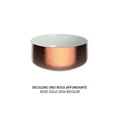 Umywalka Cognac 42 biała / rose gold skin bicolor ARTCERAM
