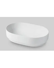 Umywalka nablatowa Scalino 55x38 biała