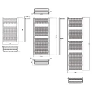 Grzejnik Kile 1172x500 Biały LUXRAD