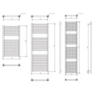 Grzejnik Kwadro 1120x500 biały LUXRAD