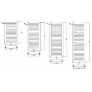 Grzejnik Kastor 1215x480 Grafit LUXRAD