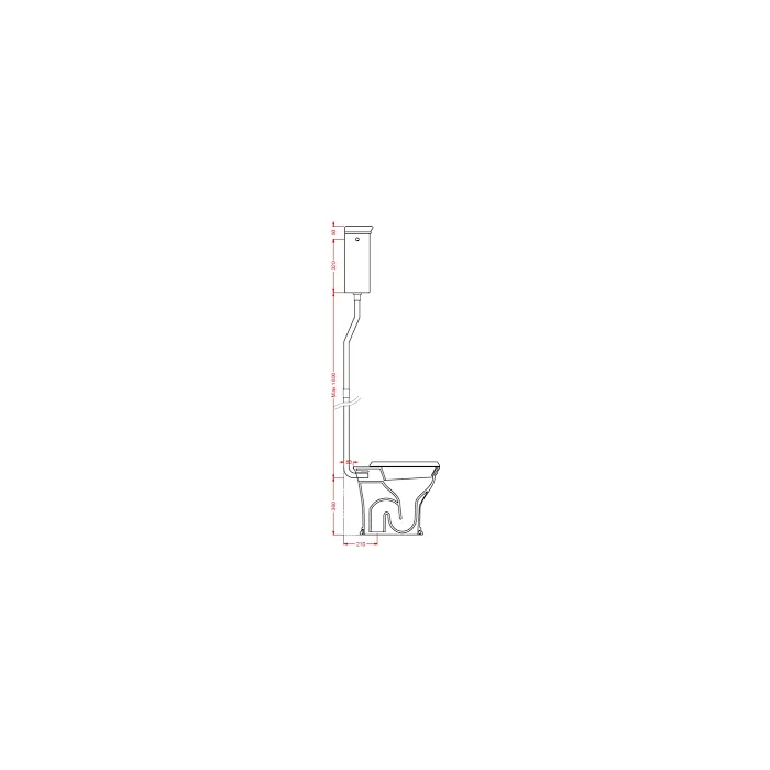 ArtCeram Hermitage zbiornik WC spłuczka górnopłuk biały HEC004