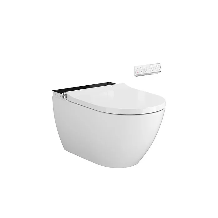 Meissen Keramik Genera Ultimate Oval toaleta myjąca czarny panel S701-514