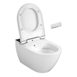 Meissen Keramik Genera Ultimate Oval toaleta myjąca czarny panel S701-514