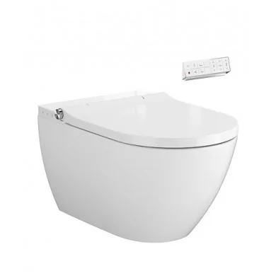 Toaleta myjąca MEISSEN KERAMIK Genera Ultimate Oval biały panel S701-513