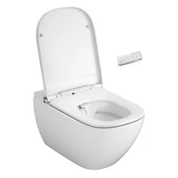 Toaleta myjąca MEISSEN KERAMIK Genera Ultimate Square biały panel S701-515