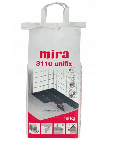 Klej do płytek Unifix 3110 S1 biały 15 kg MIRA
