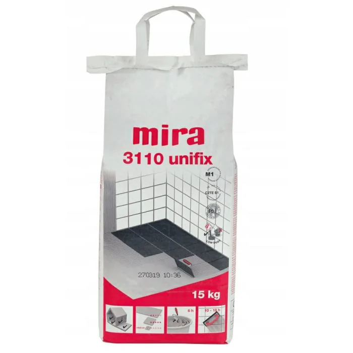 Klej do płytek Unifix 3110 S1 biały 15 kg MIRA