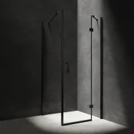 MANHATTAN kabina prysznicowa prostokątna z drzwiami uchylnymi, 120 x 90 cm