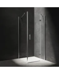 MANHATTAN kabina prysznicowa prostokątna z drzwiami uchylnymi, 110 x 100 cm