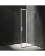 CHELSEA kabina prysznicowa prostokątna z drzwiami przesuwnymi, 100 x 80 cm