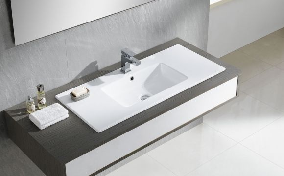 Bathco Liebana umywalka łazienkowa wpuszczana 100 cm 4067