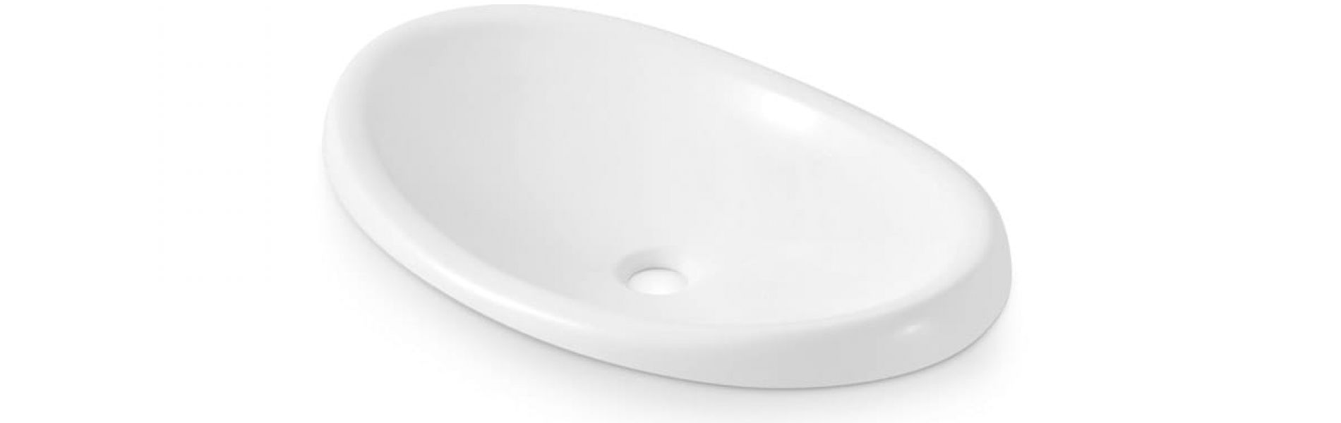 Bathco Ellipse - umywalka bez przelewu 4022